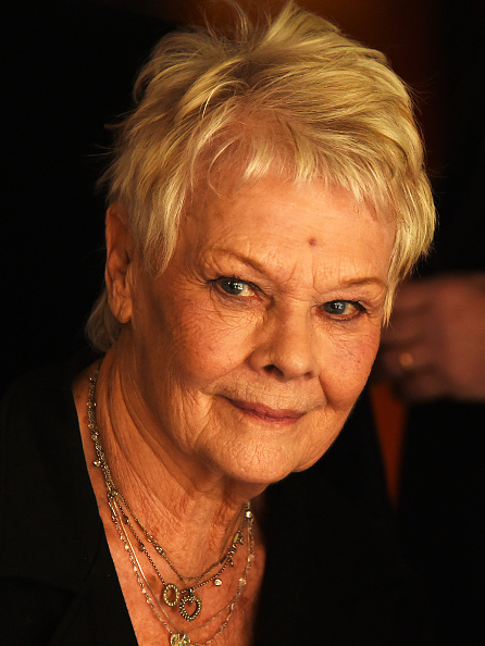 LONDON, ENGLAND - JANUARY 26:  Dame Judi Dench winner of Best Shakespearean Performance for The Winter's Tale during The Critics' Circle Theatre Awards at Prince Of Wales Theatre on January 26, 2016 in London, England.  (Photo by David M. Benett/Dave Benett/Getty Images)